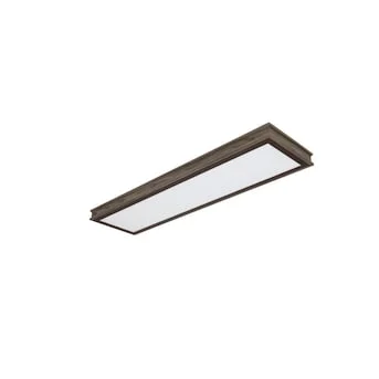 allen + roth Elmira 1-Light 12.88-in Parlor Pewter LED Flush Mount Light - $90