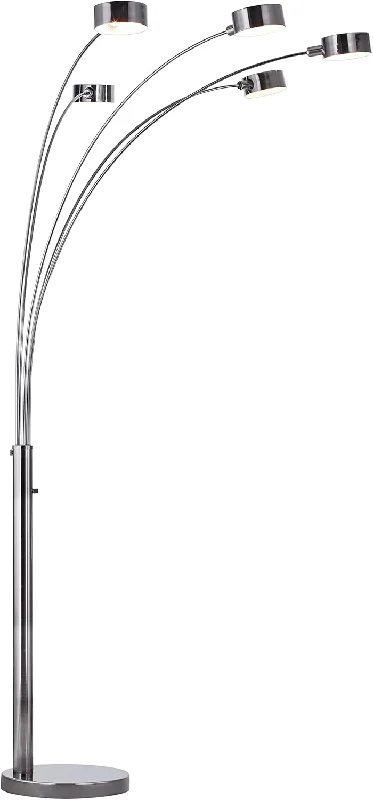 Artiva USA Micah - 5 Arc Floor Lamp w/Dimmer Switch, 360 Degree Rotatable Shades - $115