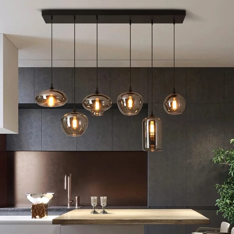 Nordic Glass LED Pendant Lights: Stylish Illumination