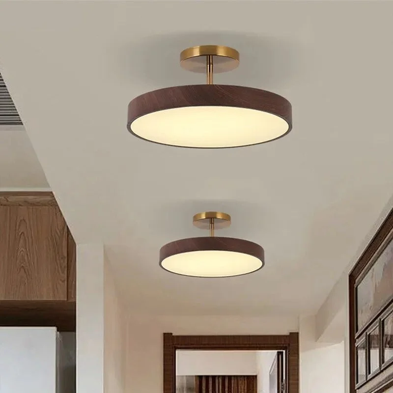 Oak Wood Pendant Ceiling Light