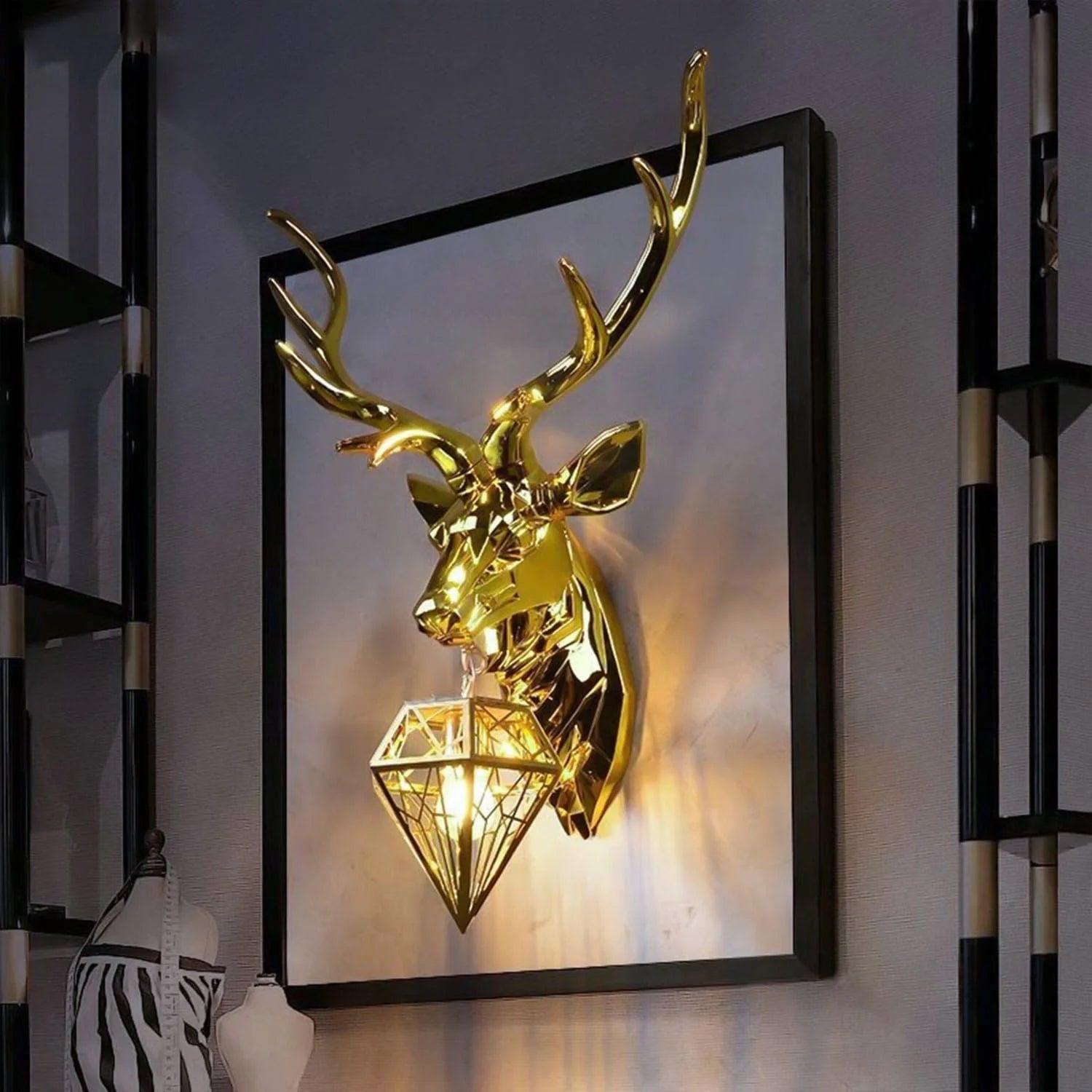 Alpha Stag Wall Light