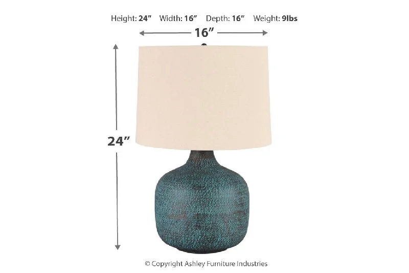 Malthace Metal Table Lamp by Ashley Furniture