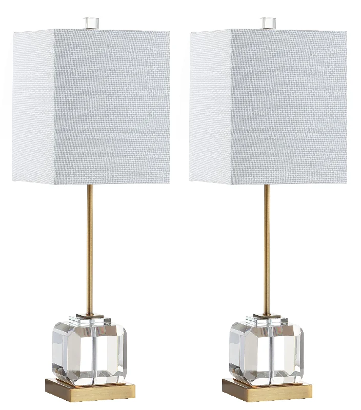 Safavieh Calli Table Lamp 9" x 9" x 27.5" Clear