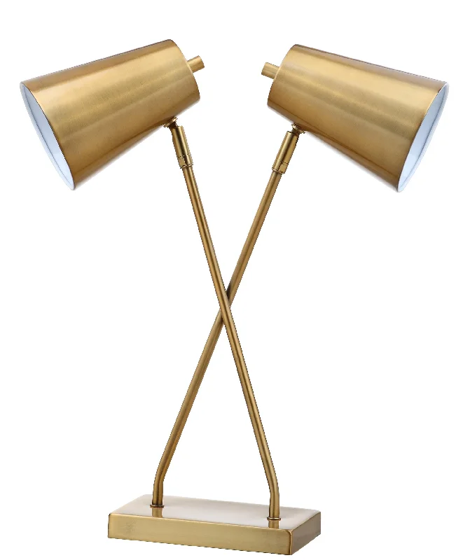 Safavieh Neri Table Lamp 18" x 5" x 20" Gold