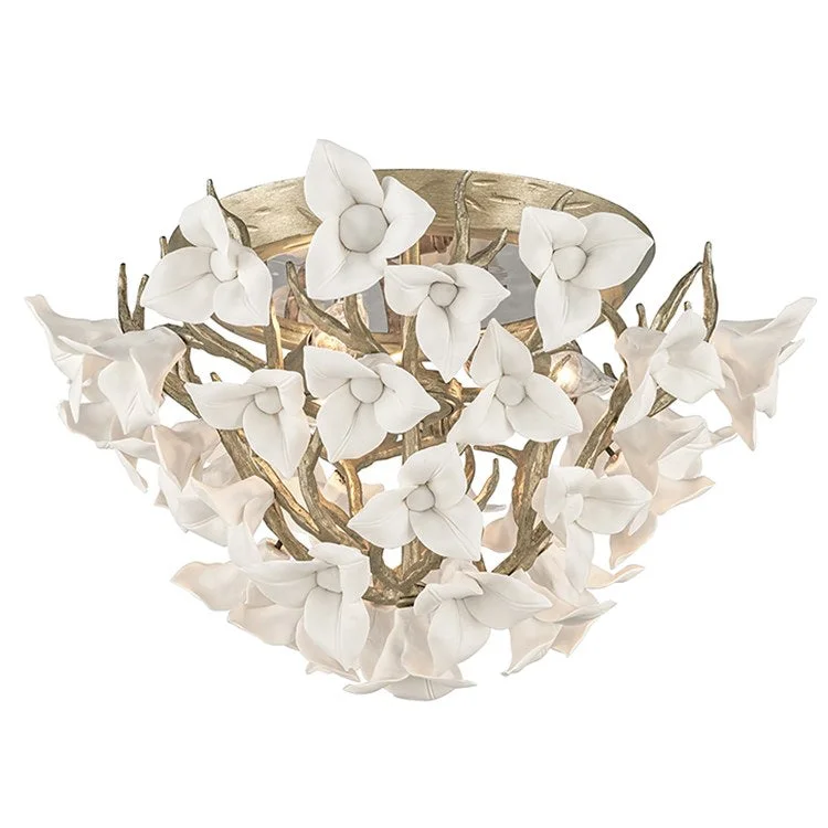 Lily Four-Light Flush Mount Ceiling Fixture