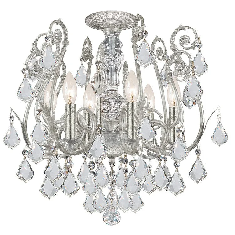 Regis Six-Light Semi-Flush Mount Ceiling Fixture