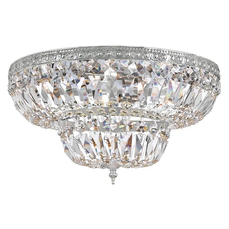 Four-Light Flush Mount Ceiling Fixture