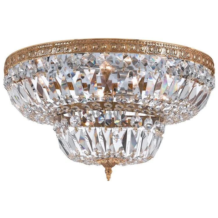 Six-Light Flush Mount Ceiling Fixture