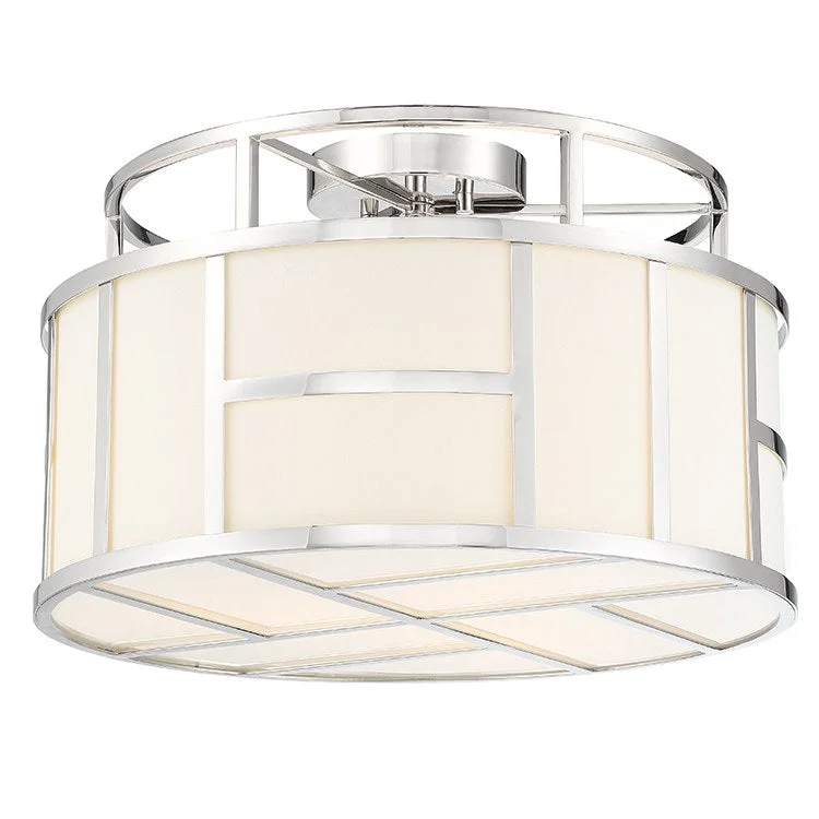 Danielson Three-Light Semi-Flush Mount Ceiling Fixture