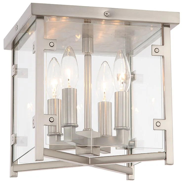 Danbury Four-Light Flush Mount Ceiling Fixture