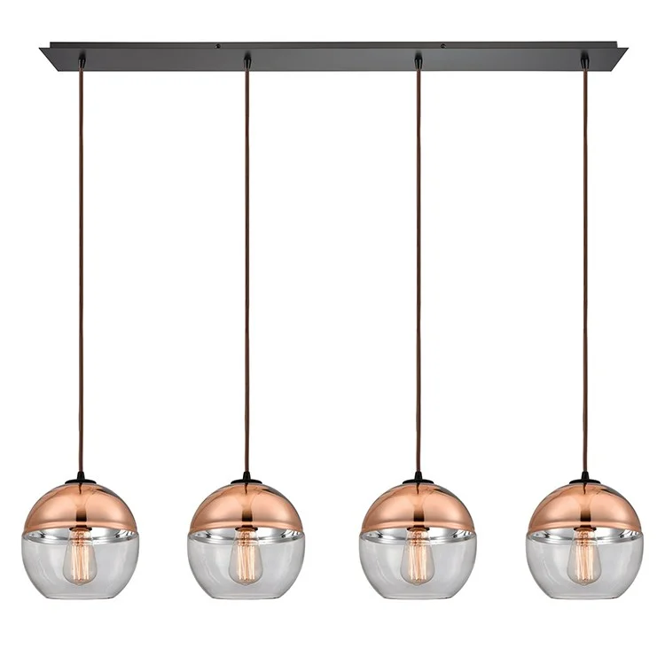 Revelo Four-Light Linear Pendant