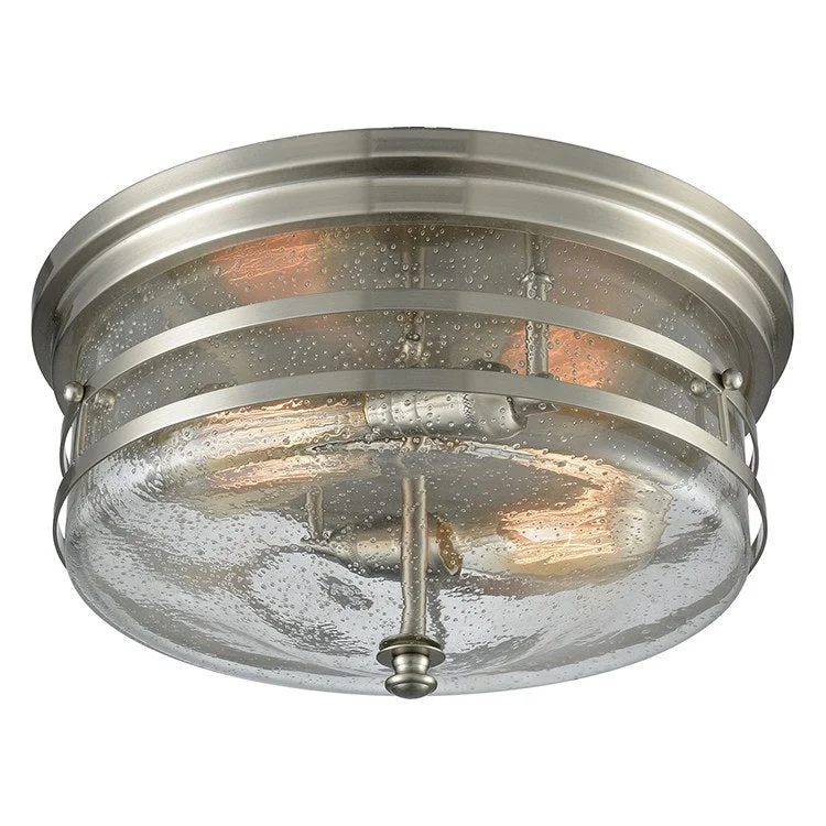 Port O' Connor Two-Light Flush Mount Ceiling Fixture