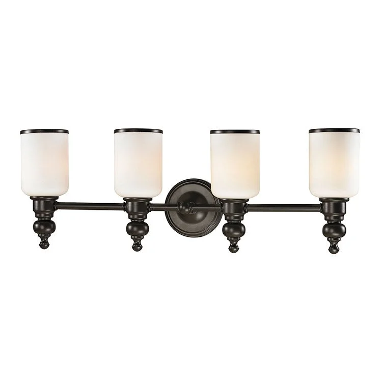 Bristol Way Four-Light LED Bathroom Vanity Fixture