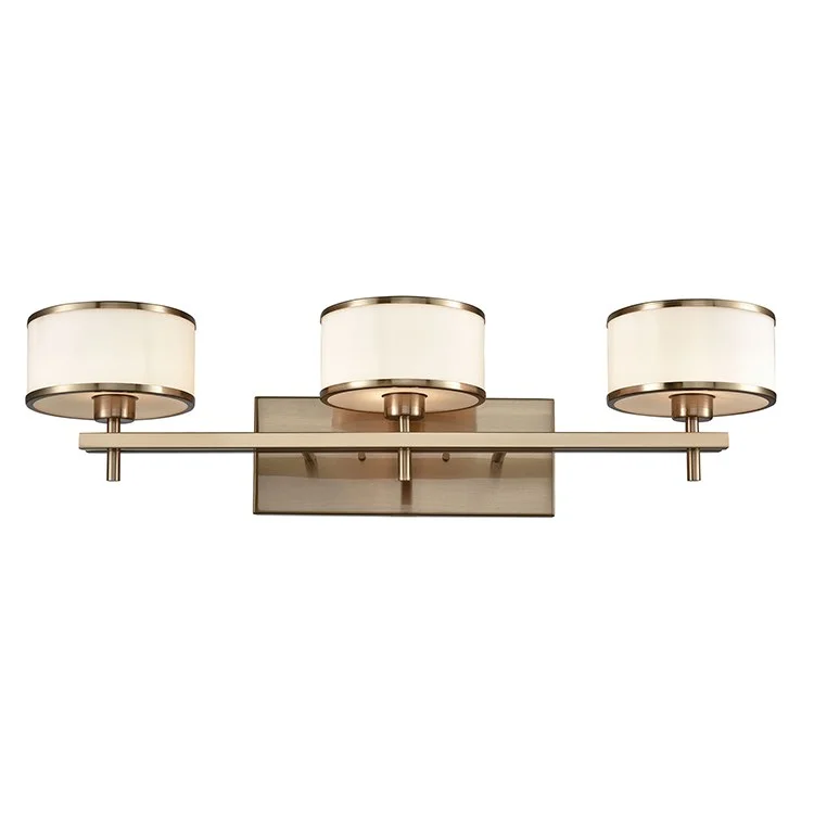 Utica Three-Light Bathroom Vanity Fixture