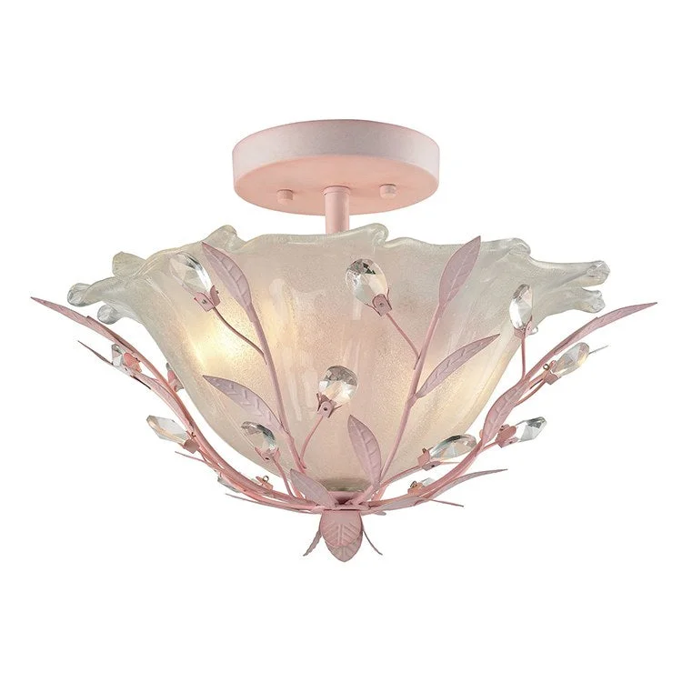 Circeo Two-Light Semi-Flush Mount Ceiling Fixture