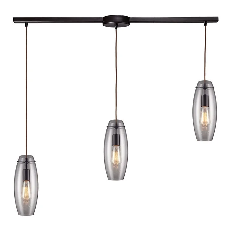 Menlow Park Three-Light Linear Pendant