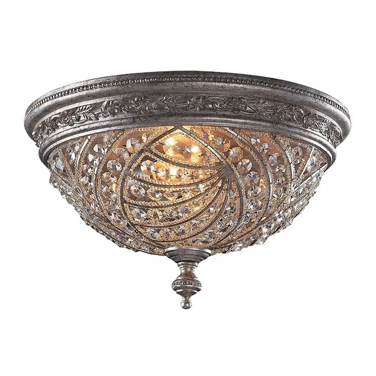 Renaissance Four-Light Flush Mount Ceiling Fixture