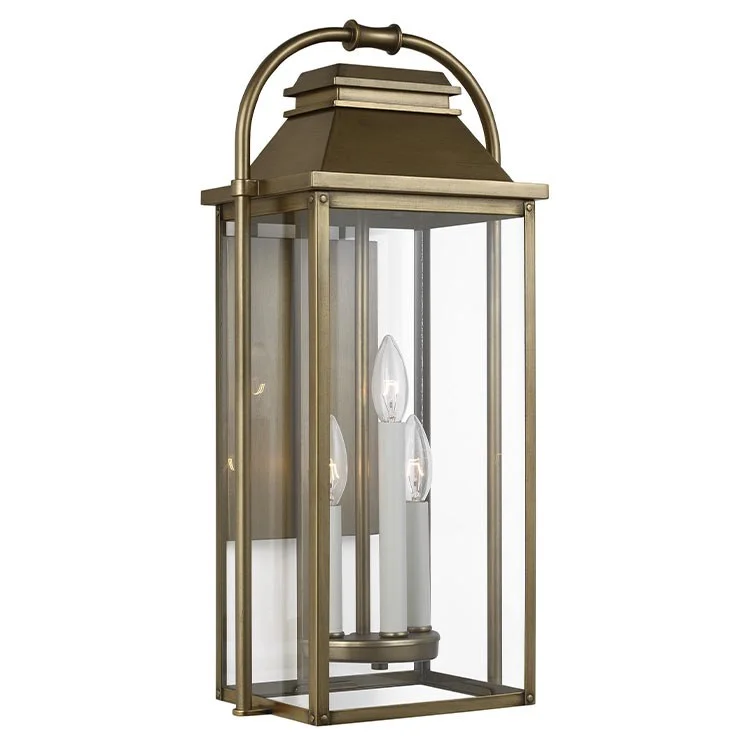 Wellsworth Three-Light Outdoor Wall Lantern