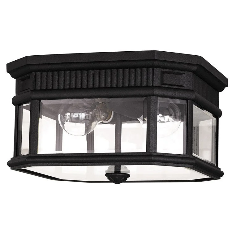 Cotswold Lane Two-Light Outdoor Flush Mount Ceiling Fixture