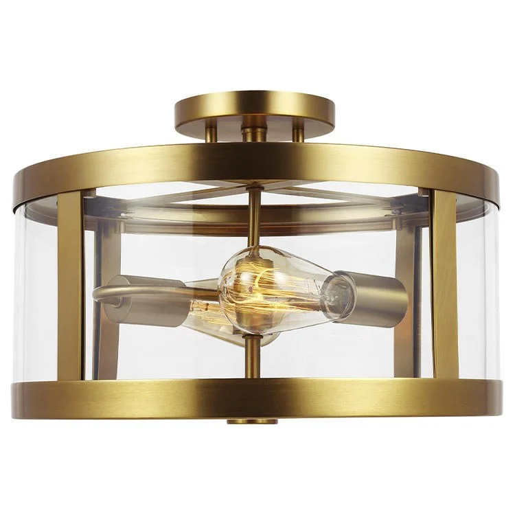 Harrow Two-Light Semi-Flush Mount Ceiling Fixture