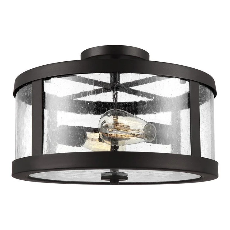 Harrow Two-Light Semi Flush Mount Ceiling Fixture