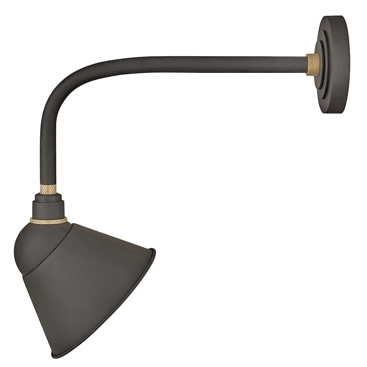 Foundry Single-Light Small Outdoor Wall Sconce