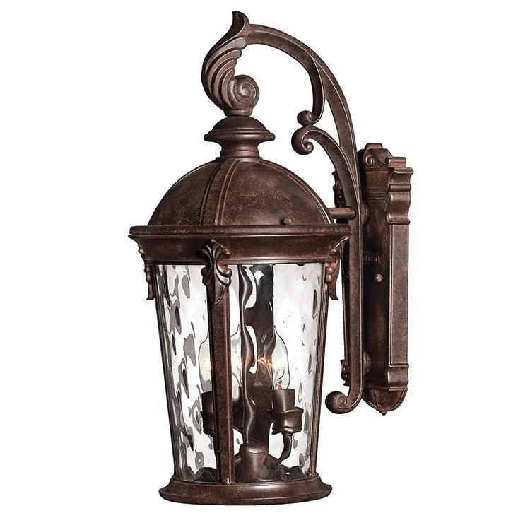 Windsor Three-Light Small Wall-Mount Lantern