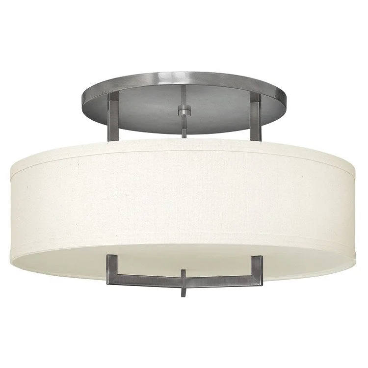 Hampton Single-Light LED Semi-Flush Mount Ceiling Light