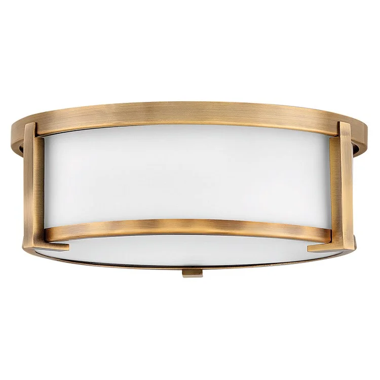 Lowell Two-Light Flush Mount Ceiling Fixture