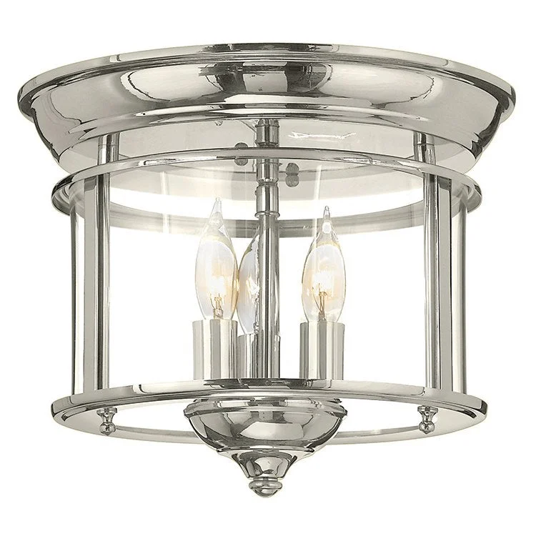 Gentry Three-Light Flush Mount Ceiling Light