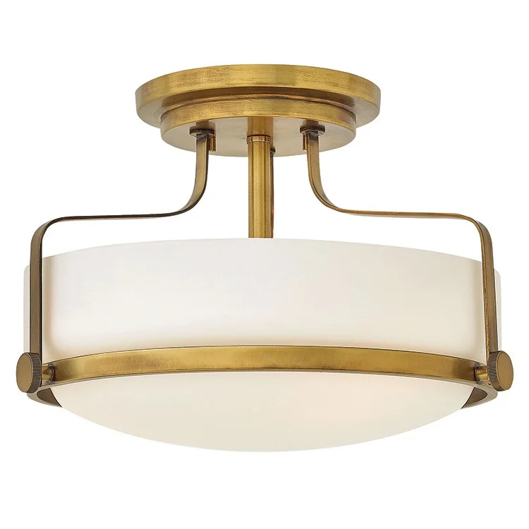 Harper Single-Light LED Semi-Flush Mount Ceiling Light