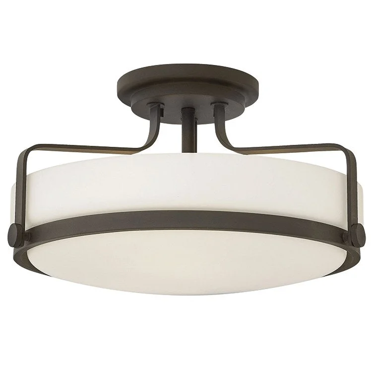 Harper Single-Light LED Semi-Flush Mount Ceiling Light