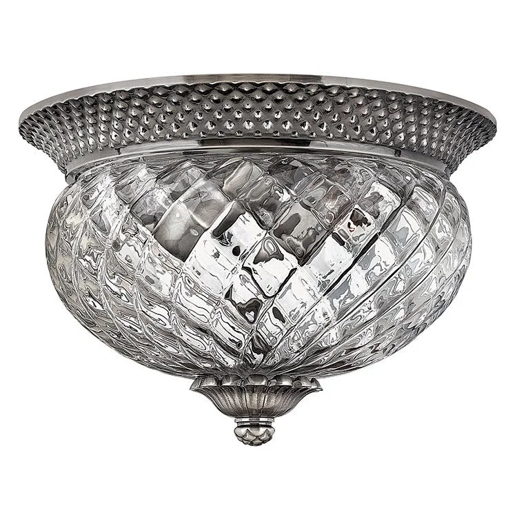 Plantation Two-Light Flush Mount Ceiling Light