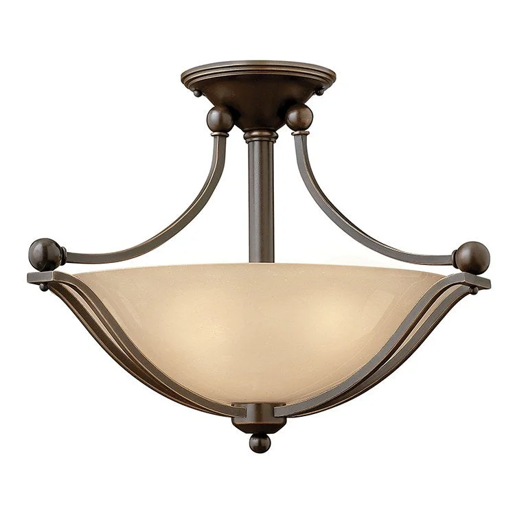 Bolla Two-Light Semi-Flush Mount Ceiling Light