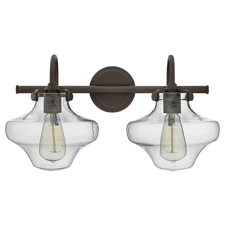 Congress Two-Light Bathroom Lighting Fixture