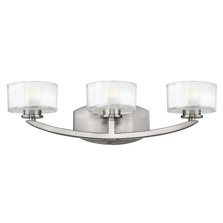 Meridian Three-Light Bathroom Lighting Fixture