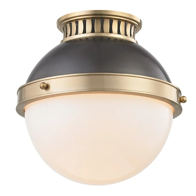 Latham Single-Light Small Flush Mount Ceiling Fixture Mount