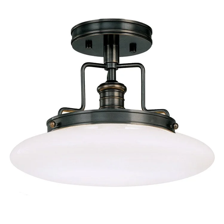 Beacon Single-Light Semi-Flush Mount Ceiling Fixture