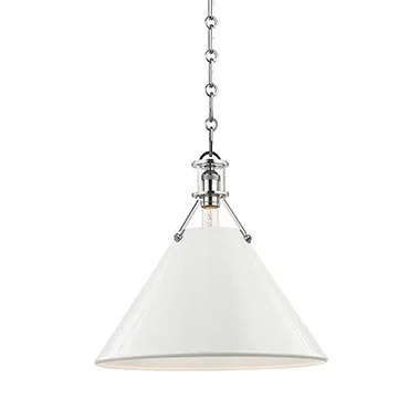 Painted No.2 Single-Light Large Pendant by Mark D. Sikes