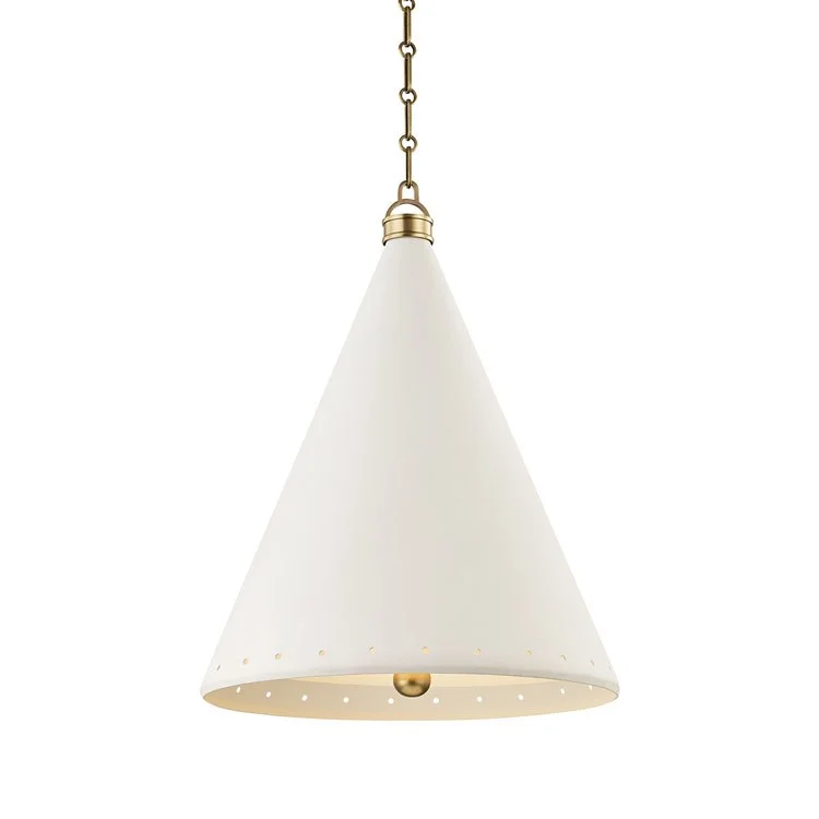 Plaster No.1 Single-Light Large Pendant by Mark D. Sikes