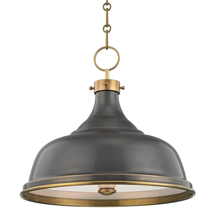 Metal No.1 Three-Light Pendant by Mark D. Sikes