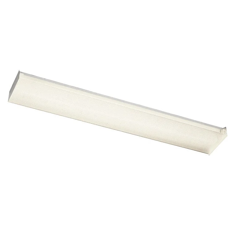 48" Two-Light Fluorescent Linear Flush Mount Ceiling Fixture