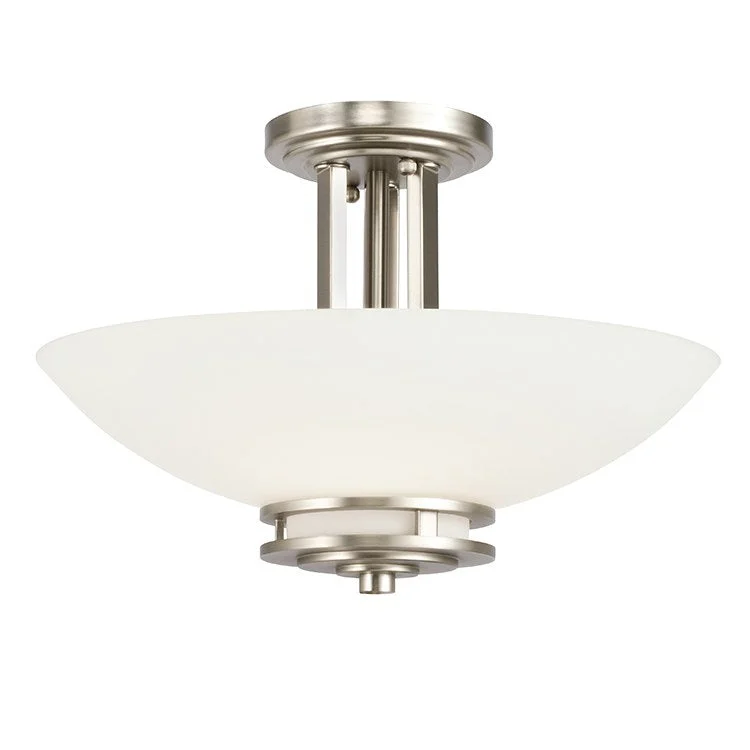 Hendrik Two-Light Semi-Flush Mount Ceiling Fixture