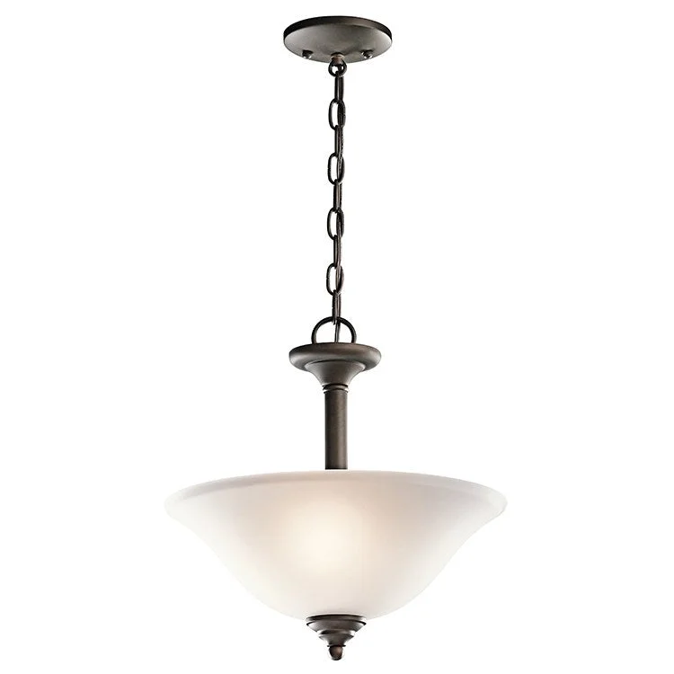 Armida Two-Light Pendant/Semi-Flush Mount Ceiling Fixture