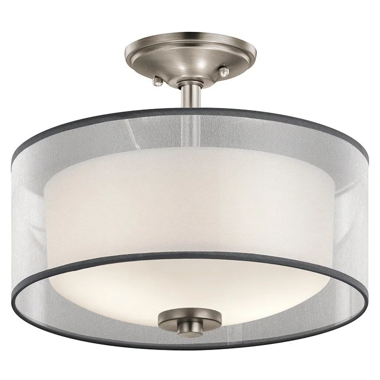 Tallie Two-Light Semi-Flush Mount Ceiling Fixture