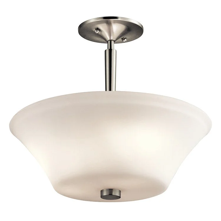 Aubrey Three-Light Semi-Flush Mount Ceiling Fixture