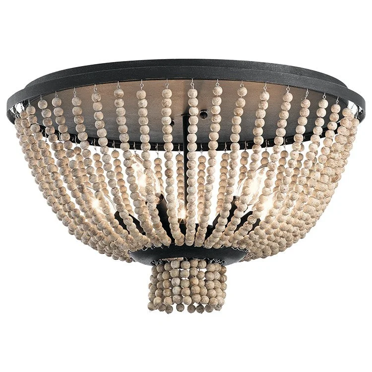 Brisbane Five-Light Flush Mount Ceiling Fixture