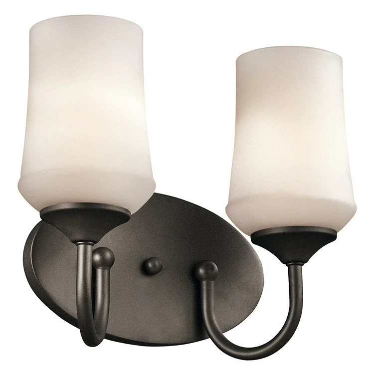 Aubrey Two-Light Bathroom Vanity Fixture