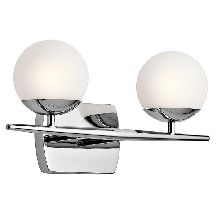 Jasper Two-Light Halogen Bathroom Vanity Fixture