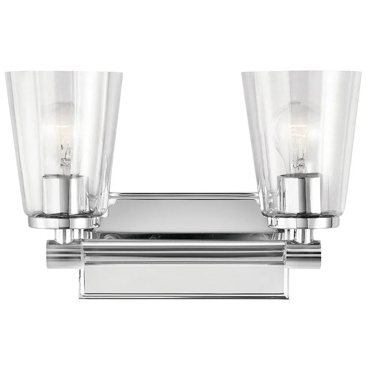 Audrea Two-Light Bathroom Vanity Fixture